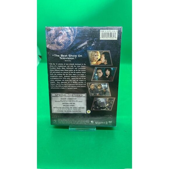 Battlestar Galactica - Season 1 one (DVD, 2005, 5-Disc Set) New & Sealed! - Picture 2 of 5